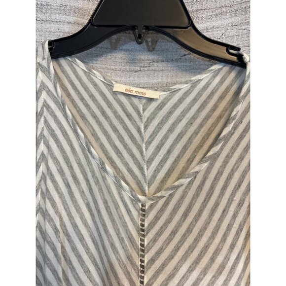 Ella Moss Sleeveless Striped Tank Top Size S - Picture 2 of 4